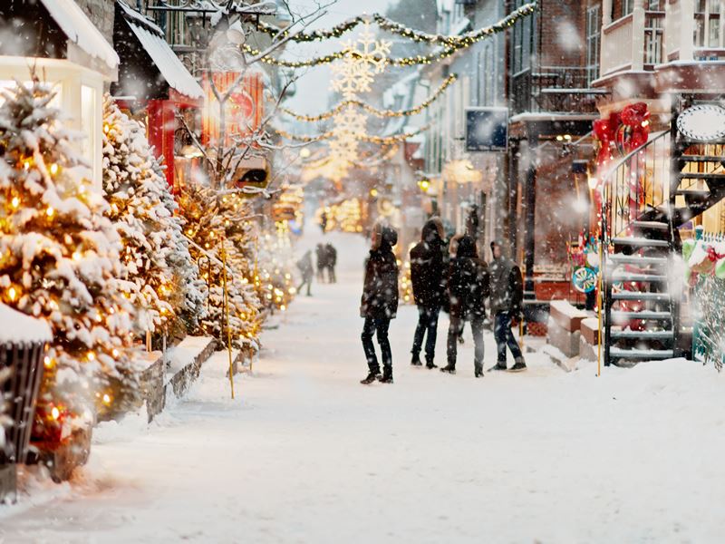 Winter in Old Quebec City