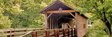 Wooden bridges in Appalachia, Tennessee