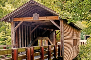 Wooden bridges in Appalachia, Tennessee