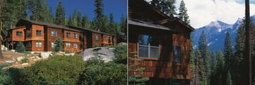 Guest Building and Guest Building View at Wuksachi Lodge