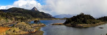 Wulaia Bay Fjord Scenery