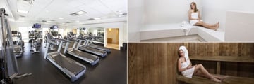 Fitness Centre, Steam Room and Sauna at Wyndham Orlando Resort