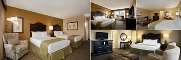 Wyndham Santa Monica Beach At The Pier, (clockwise from left): Standard Double, Standard King, Deluxe King and Junior Suite 