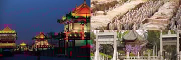 Xian architecture, Terracotta Army and mosque, China