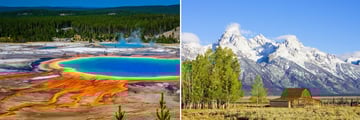 Stunning Scenery in Yellowstone & Grand Teton National Parks