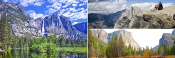 Glacier Point in Yosemite National Park, California