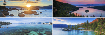 Views of Lake Tahoe, California