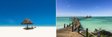 Zanzibar beach & jetty