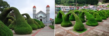 Zarcero Church & Carved Evergreen Gardens, Costa Rica