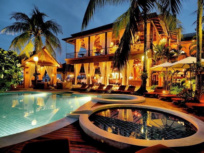 Zazen Boutique Resort & Spa at night