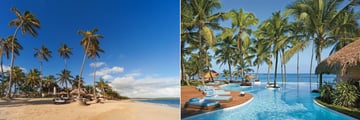 Beach and Infinity Pool at Zoetry Agua Punta Cana