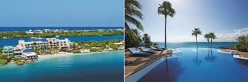 Zoetry Villa Rolandi Isla Mujeres Cancun, Aerial View of Resort and Infinity Pool