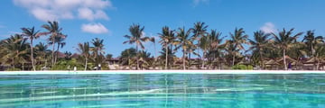 Zuri Zanzibar, View of Resort from Beach