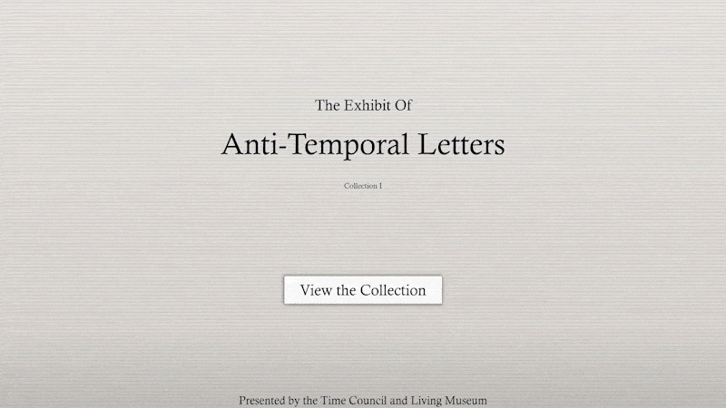 Anti-Temporal Letters - image 2