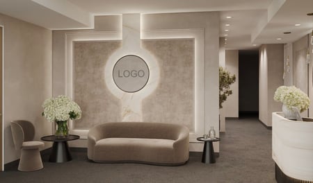 Lounge-Bereich des Studios