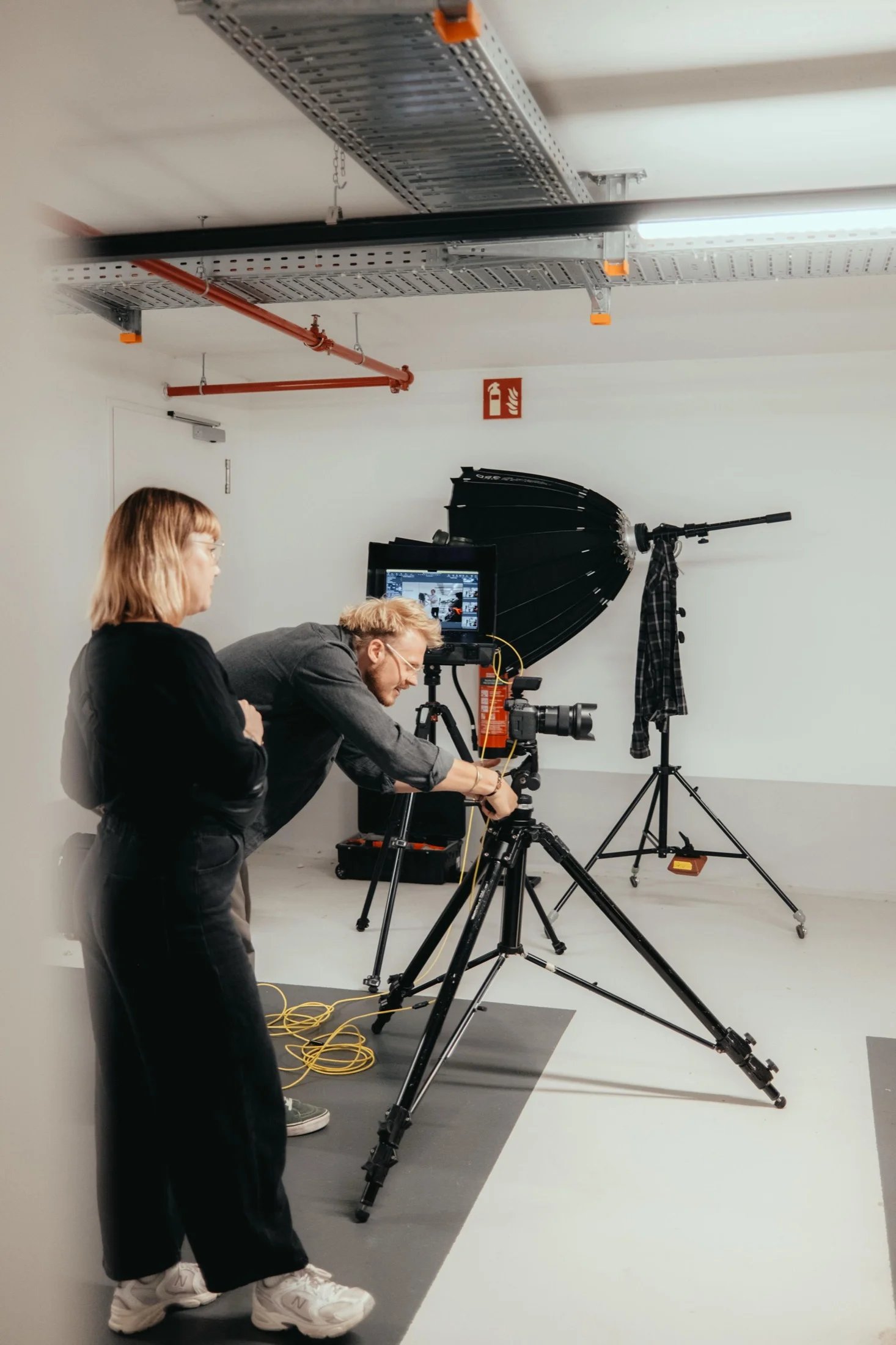 Foto-Setup im Loomroom Studio