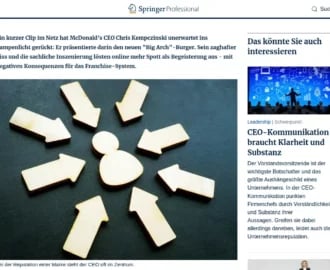 Beitrag bei Springer Professional über Franchise-Systeme