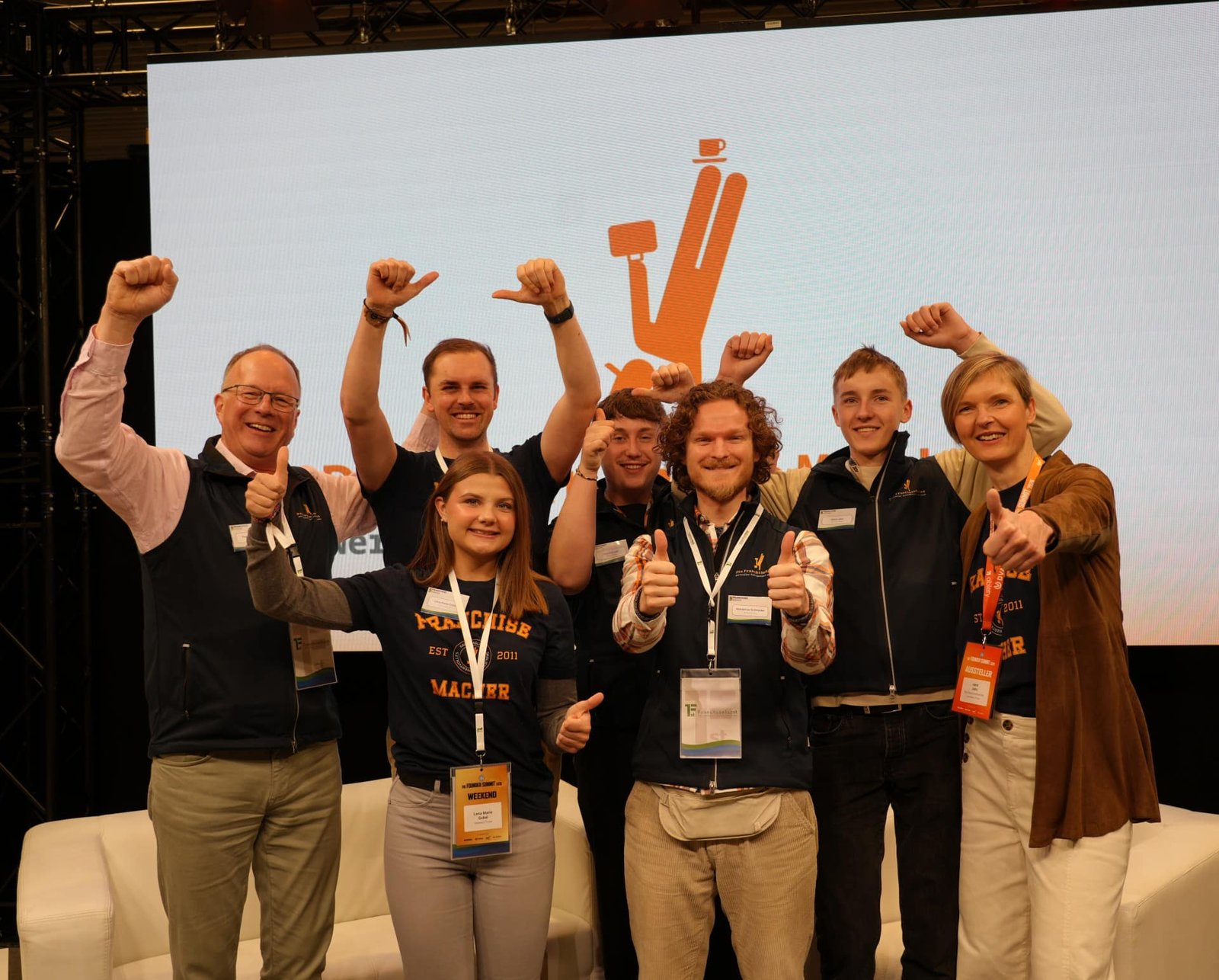 Das Team der FranchiseMacher auf dem Founder Summit 2026.