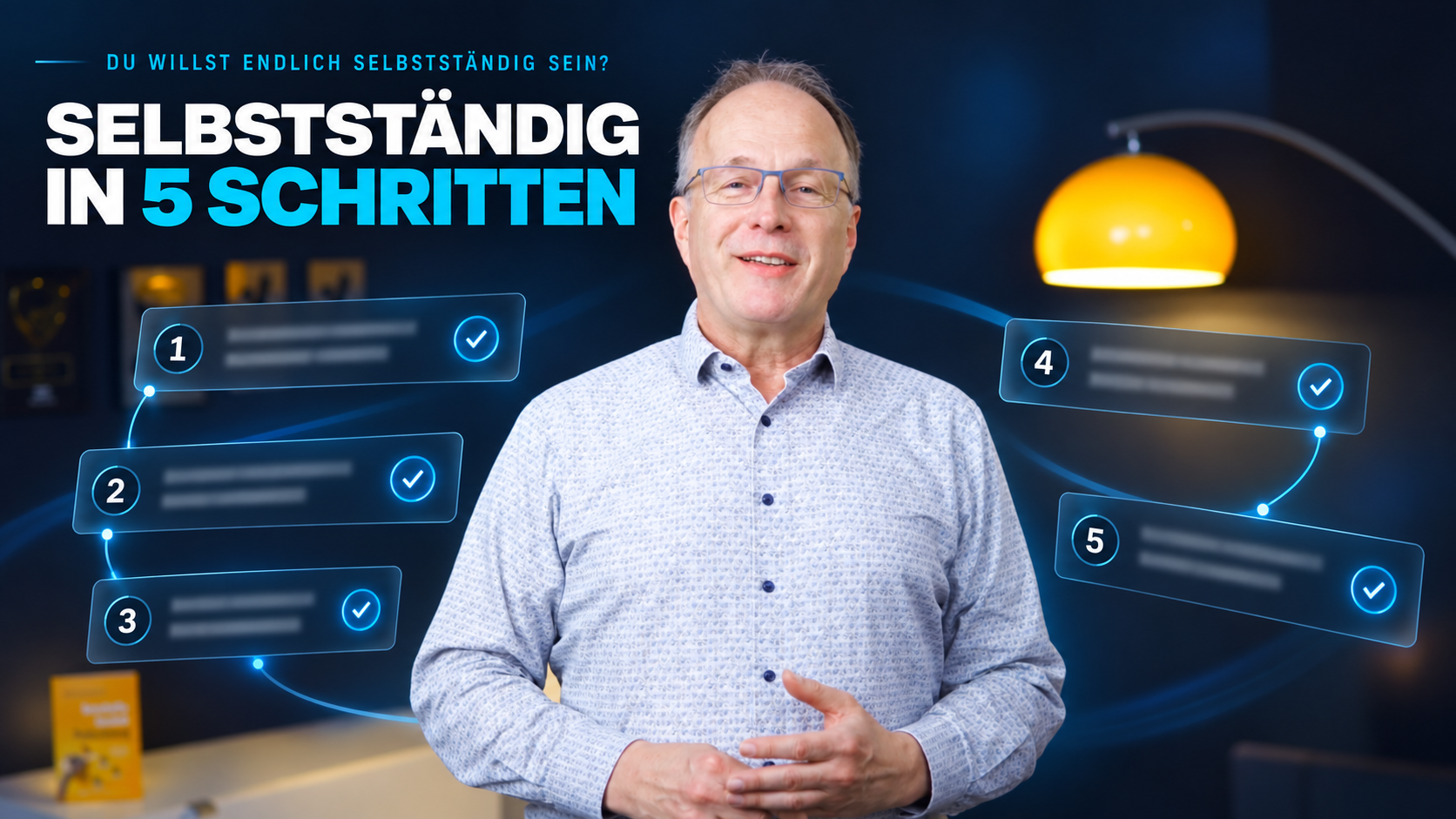 Eugen Marquard vor fünf Checklisten-Schritten: Selbständig in 5 Schritten