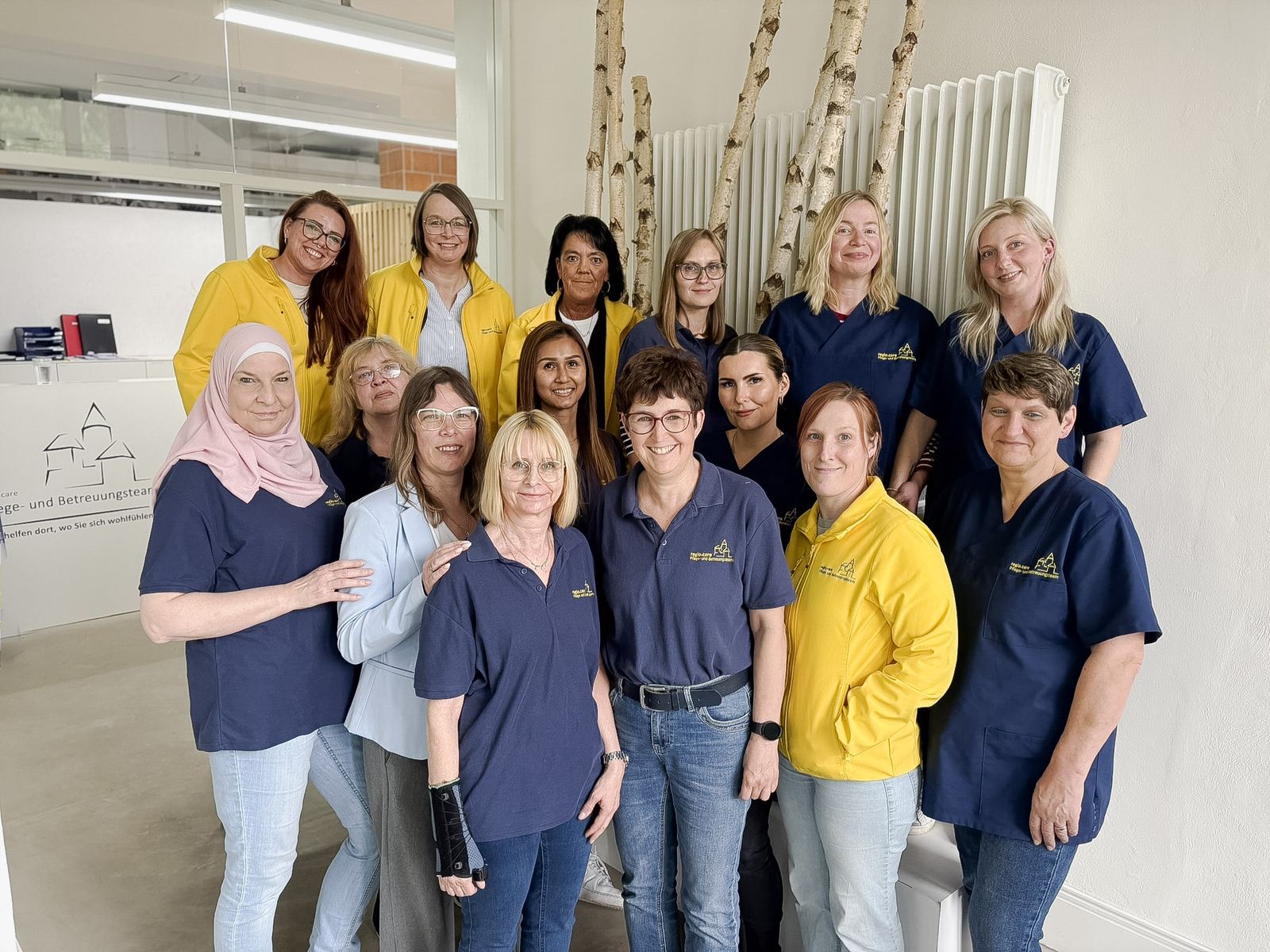 Das Team Borbeck in den Büroräumen
