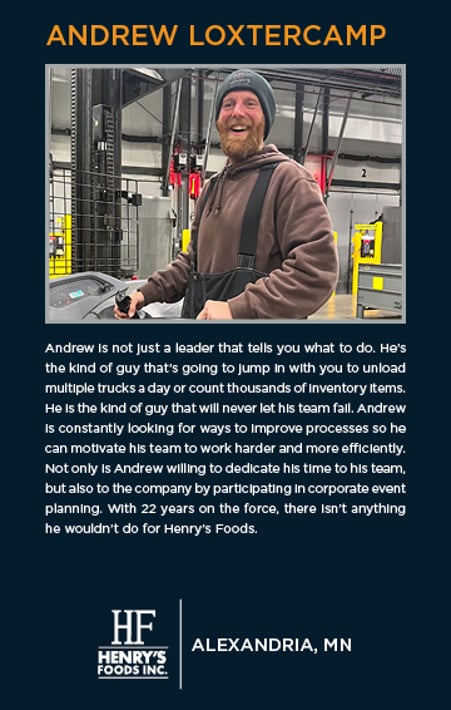 Andrew Loxtercamp Warehouse Hero