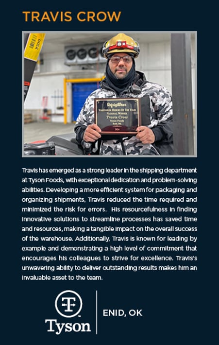 Travis Crow Warehouse Hero