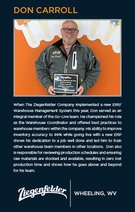 Don Carroll Warehouse Hero