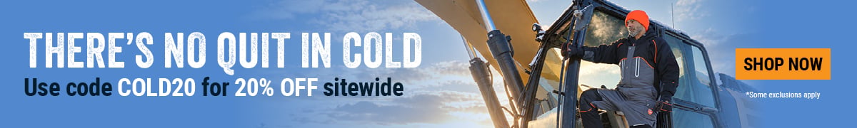THERE’S NO QUIT IN COLD Use code COLD20 for 20% OFF sitewide.  