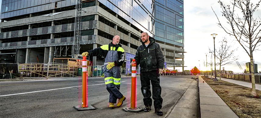 Shop insulated bib overalls for cold weather work.