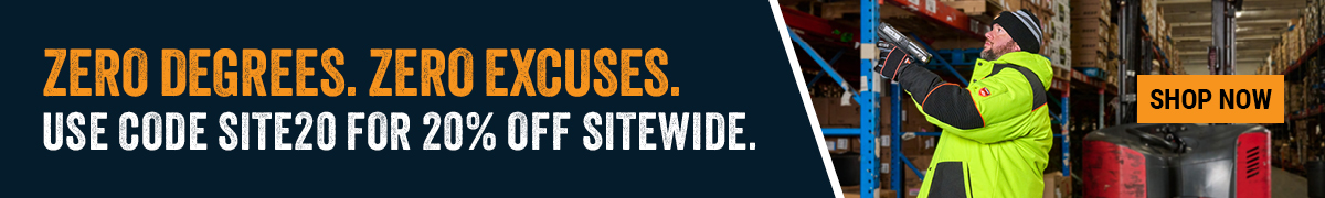 Zero Degrees. Zero excuses. Use code SITE20 for 20% off sitewide. Shop Now.