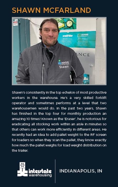 Shawn McFarland Warehouse Hero