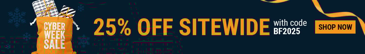 Cyber week sale. 25% off sitewide with code BF2025. Shop Now.