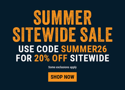 Summer sitewide sale. Use code SUMMER26 for 20% off sitewide.