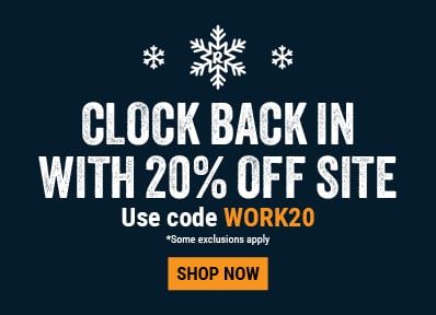 CLOCK BACK IN WITH 20% OFF SITE 