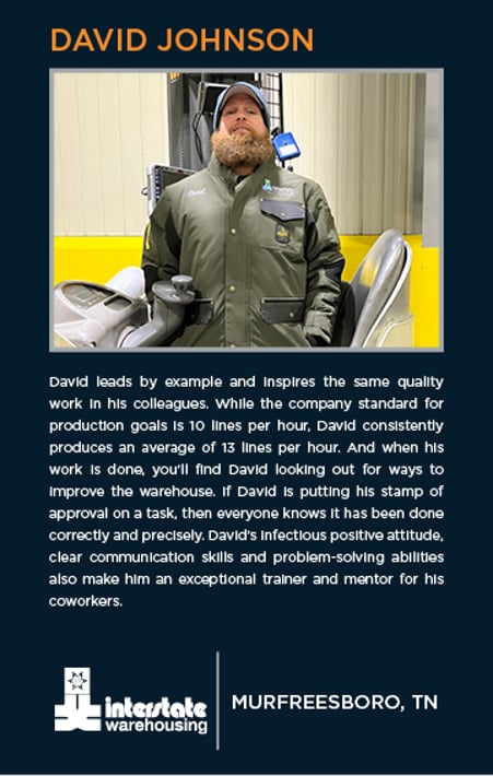 David Johnson Warehouse Hero