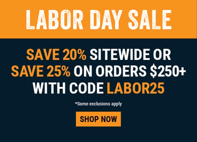 Labor Day Sale. Save 20% sitewide or save 25% on orders $250+ with code LABOR25