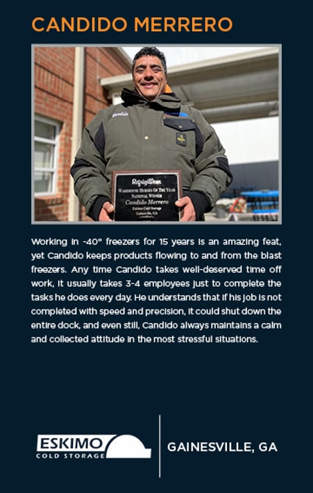 Candido Merrero Warehouse Hero