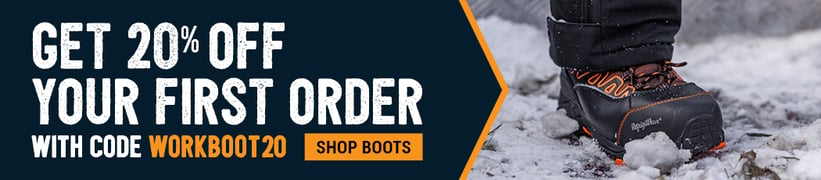 Get 20% off your first order with code WORKBOOT20. Shop Boots