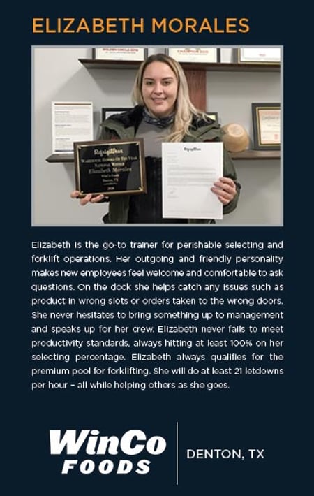 Elizabeth Morales Warehouse Hero