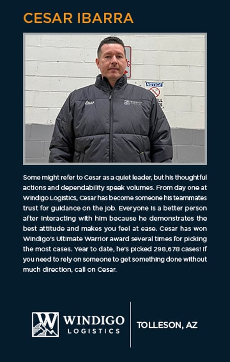 Cesar Ibarra Warehouse Hero