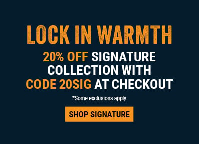 LOCK IN WARMTH 20% OFF Signature Collection with code 20SIG at checkout.