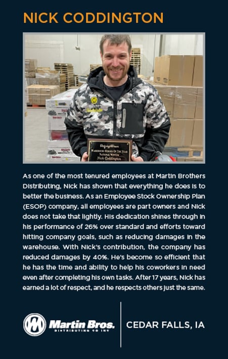 Nick Coddington Warehouse Hero