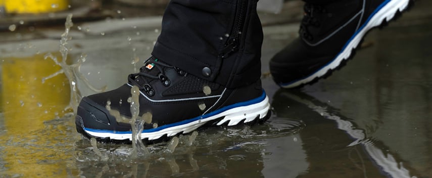 Shop the warmest waterproof work boots for winter at RefrigiWear.