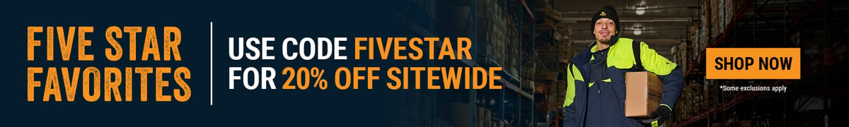 FIVE STAR FAVORITES. Use code FIVESTAR for 20% off sitewide.