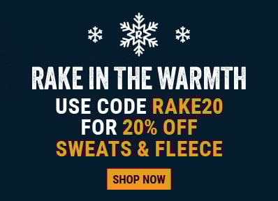 Rake in the warmth. Use code Rake20. Shop Now. 