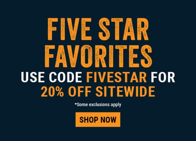 FIVE STAR FAVORITES  Use code FIVESTAR for 20% off sitewide