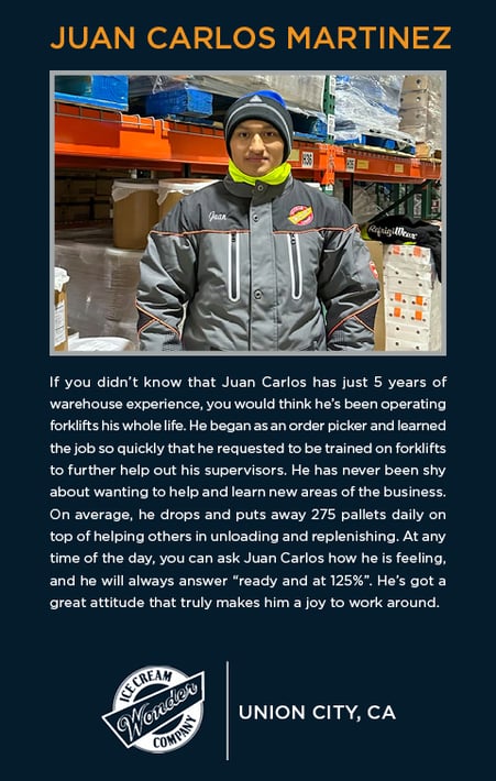 Juan Carlos Martinez Warehouse Hero