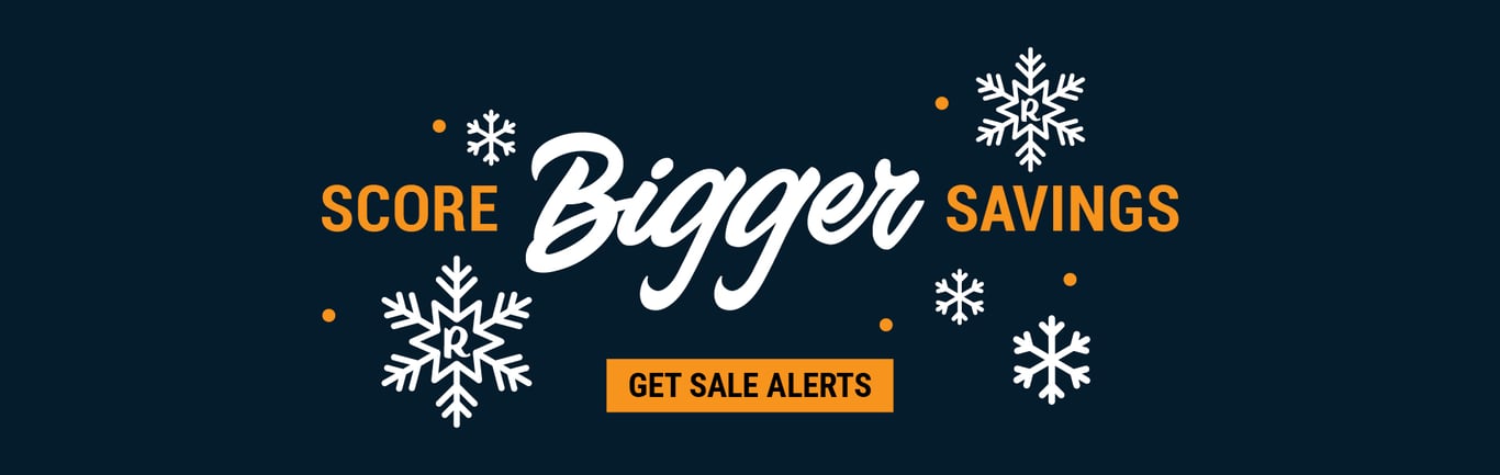 score bigger savings. Get sale alerts