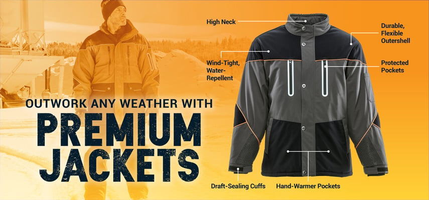 Whether you're working year-round in a freezer or putting your gear through the wringer on a frigid outdoor job site, Premium Jackets from RefrigiWear are built to handle long, hard days year after year without snagging, tearing or breaking down. 