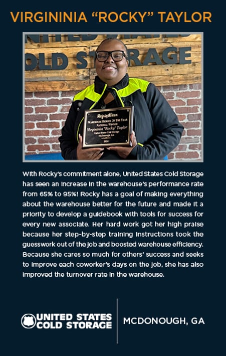 Virgininia “Rocky” Taylor Warehouse Hero